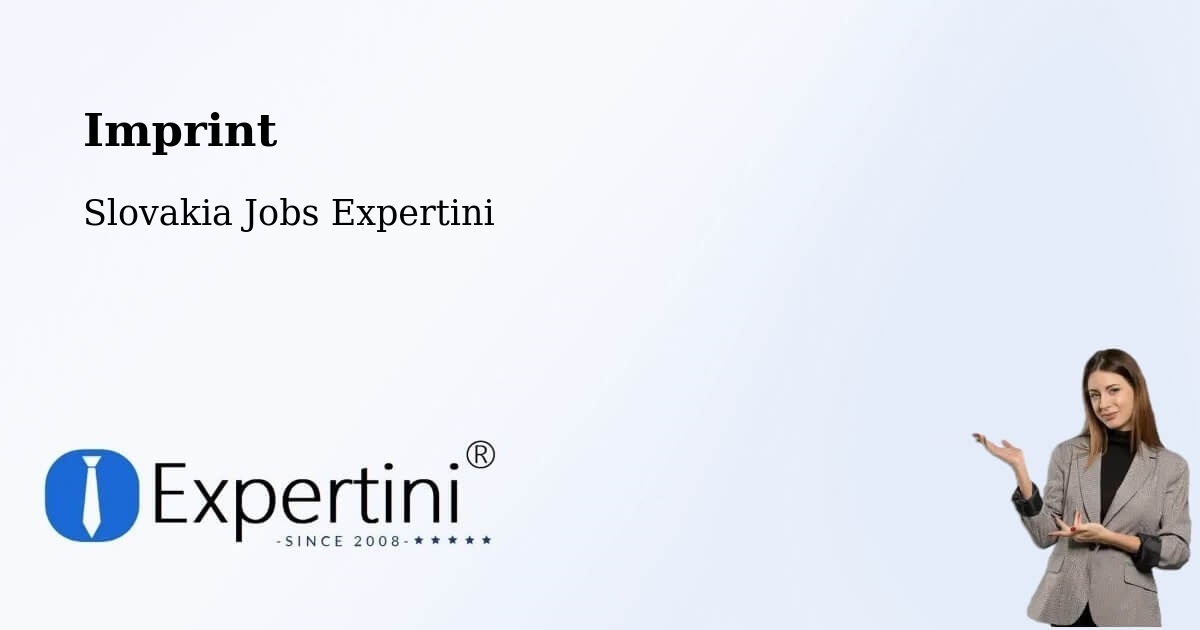 Imprint – Krasňany - Slovakia Jobs Expertini